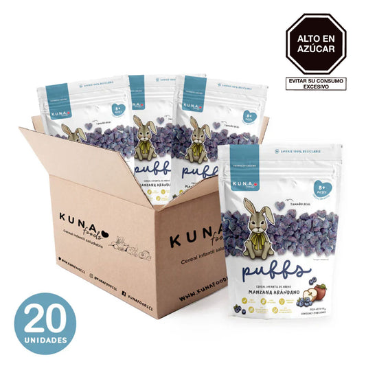 Puffs Manzana Arandano Caja Master Familiar