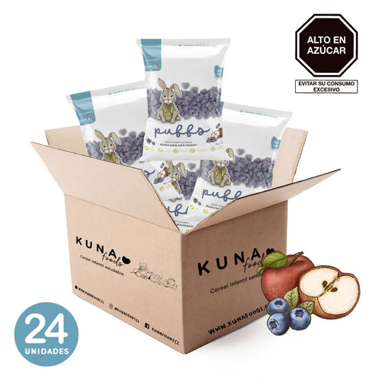 Puffs Manzana Arandano Caja Master Individual